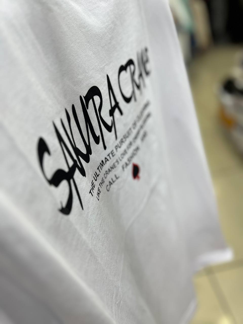 Sakura crane t-shirt